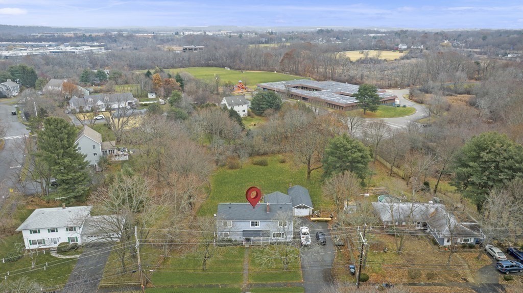 45 Burley Street Danvers, MA 01923 - Photo 37 of 41 an aerial view of residential house with outdoor space