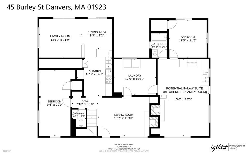 45 Burley Street Danvers, MA 01923 - Photo 39 of 41 a picture of a floor plan