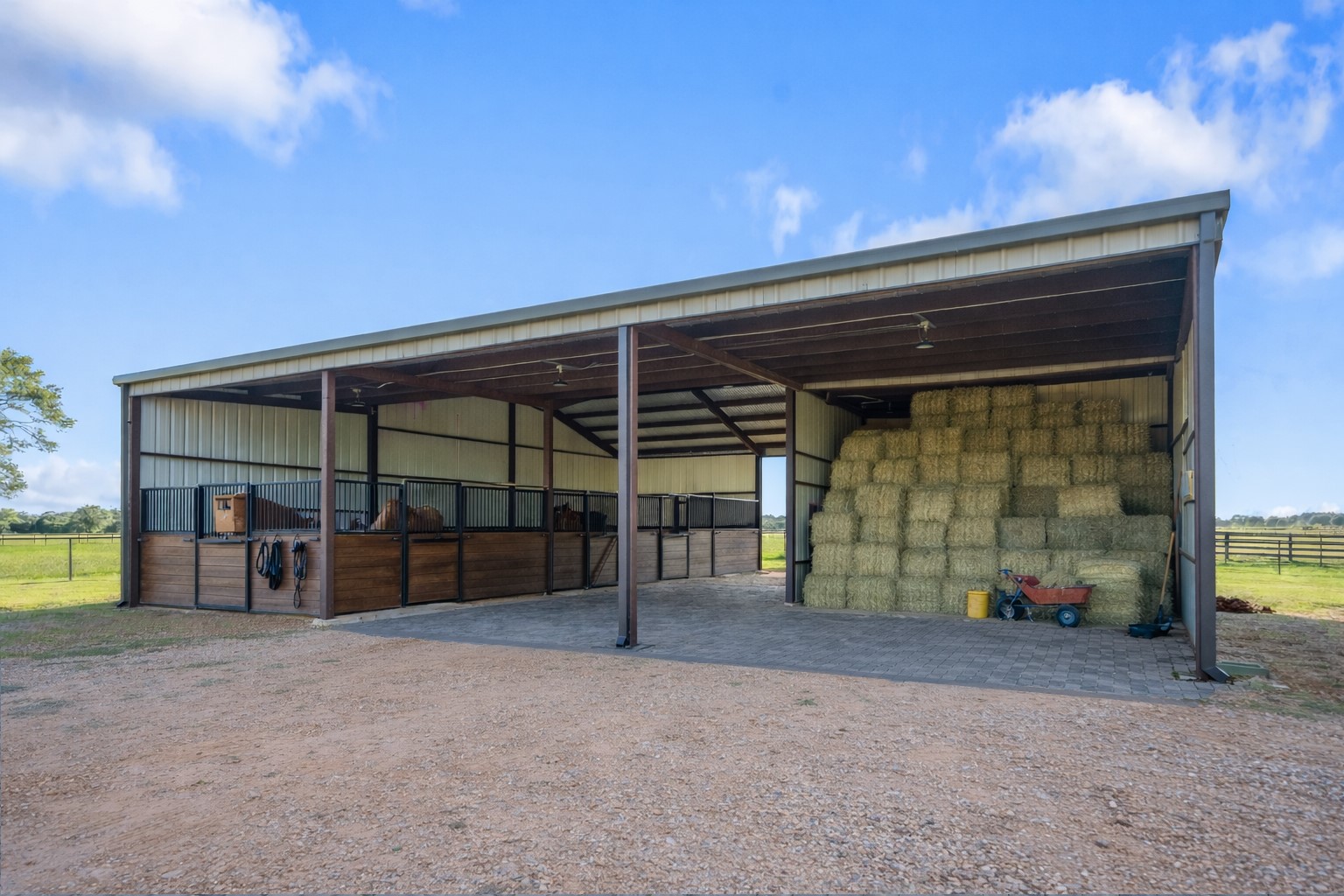 30163 High Spirit Ranch Road Hempstead, TX 77445 - Photo 46 of 47 AI rendering A 40'x60' metal equipment building