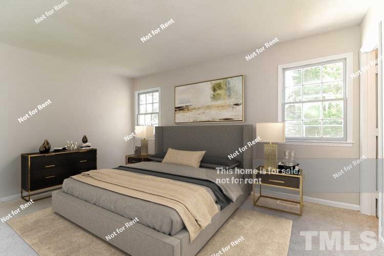 3729 Dusty Lane Raleigh, NC 27604 - Photo 14 of 27 a bedroom with a bed and window