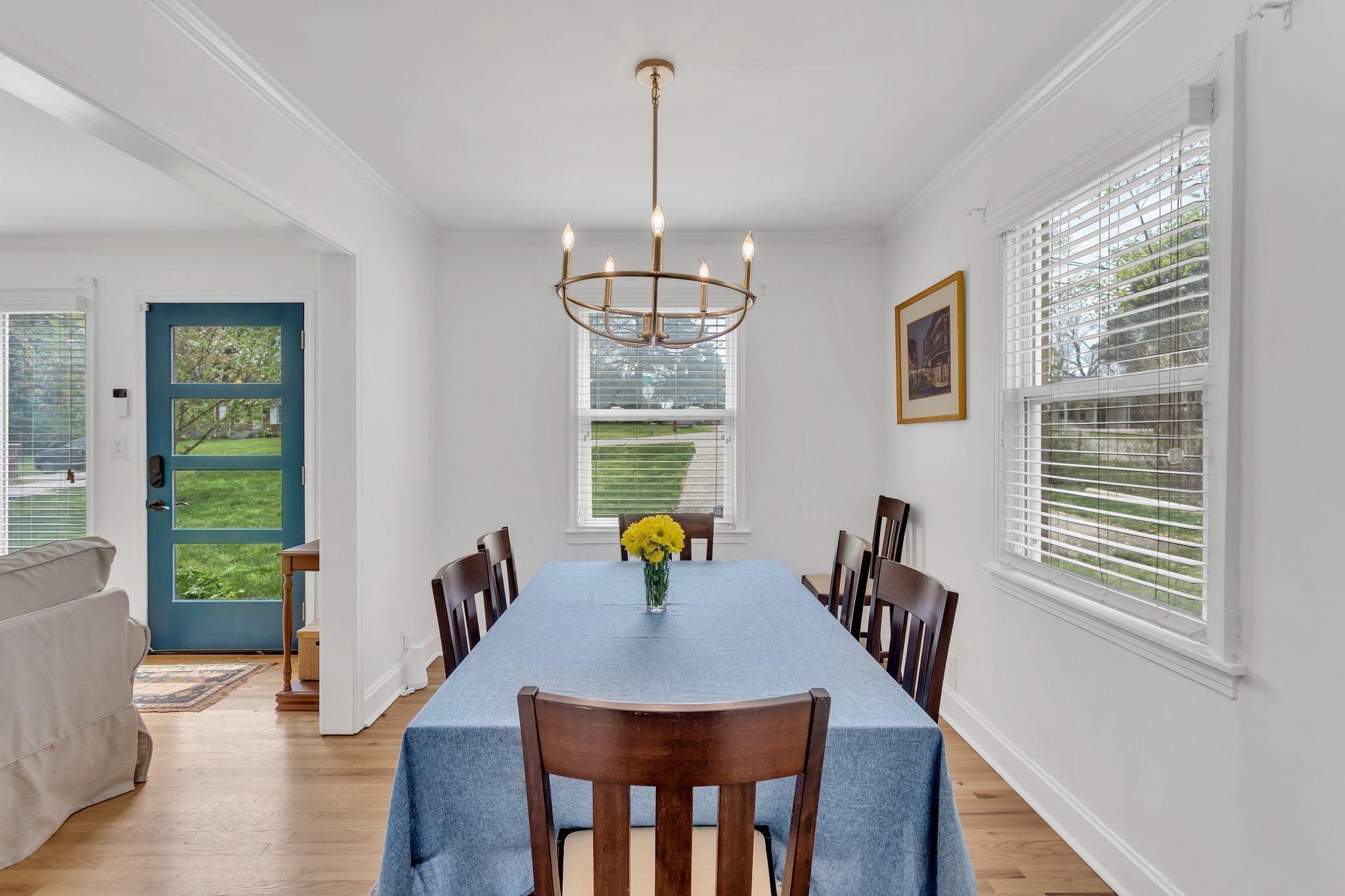 724 Dover Road Nashville, TN 37211 - Photo 8 of 32 a view of a dining room with furniture window and wooden floor