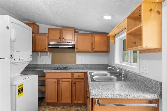 a view of a storage in a room