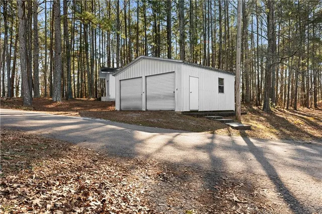 a black and white checkered floor