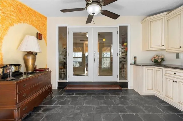 a view of outdoor space with seating area