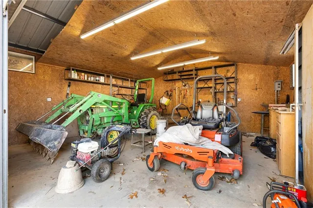 a view of a yard with street