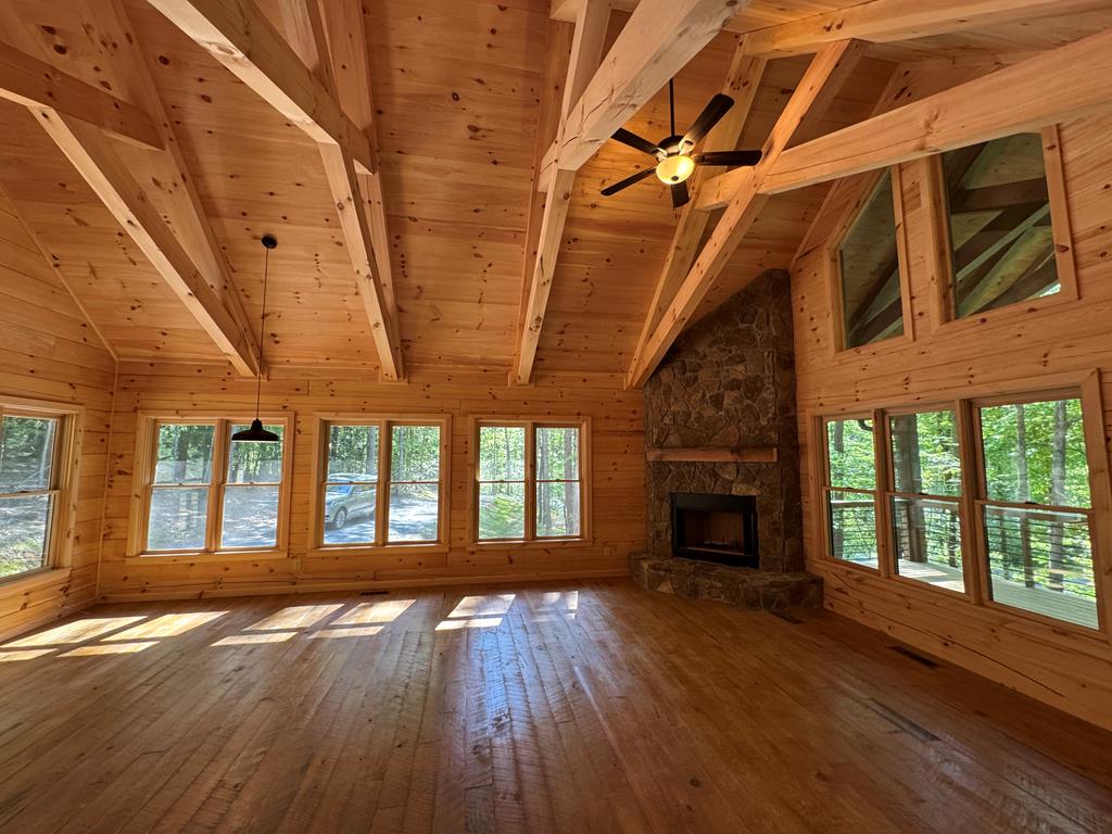 639 North Moreland Drive Blue Ridge, GA 30513 - Photo 34 of 53 a view of an empty room with wooden floor and a window