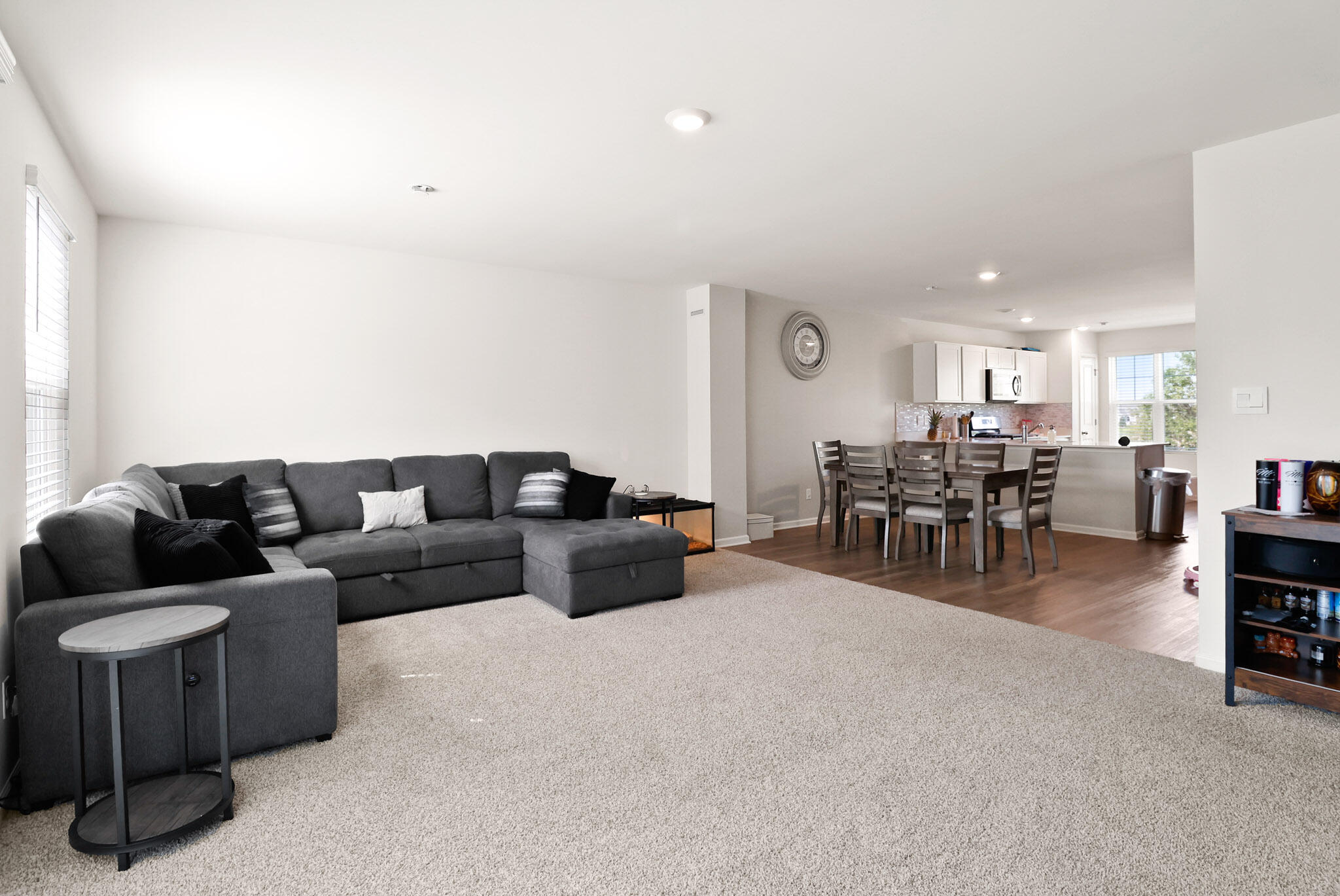10743 Violette Way St. John, IN 46373 - Photo 11 of 23 a living room with furniture and kitchen view