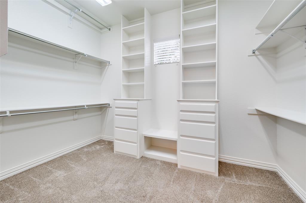 2168 Dampton Drive Frisco, TX 75033 - Photo 17 of 31 a view of an empty walk in closet