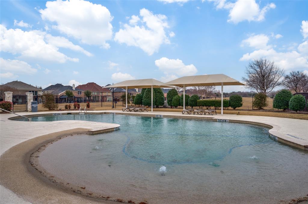 2168 Dampton Drive Frisco, TX 75033 - Photo 29 of 31 a view of swimming pool with outdoor seating and city view