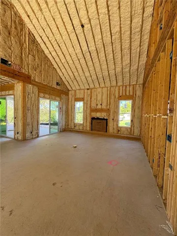 a view of livingroom with a fireplace