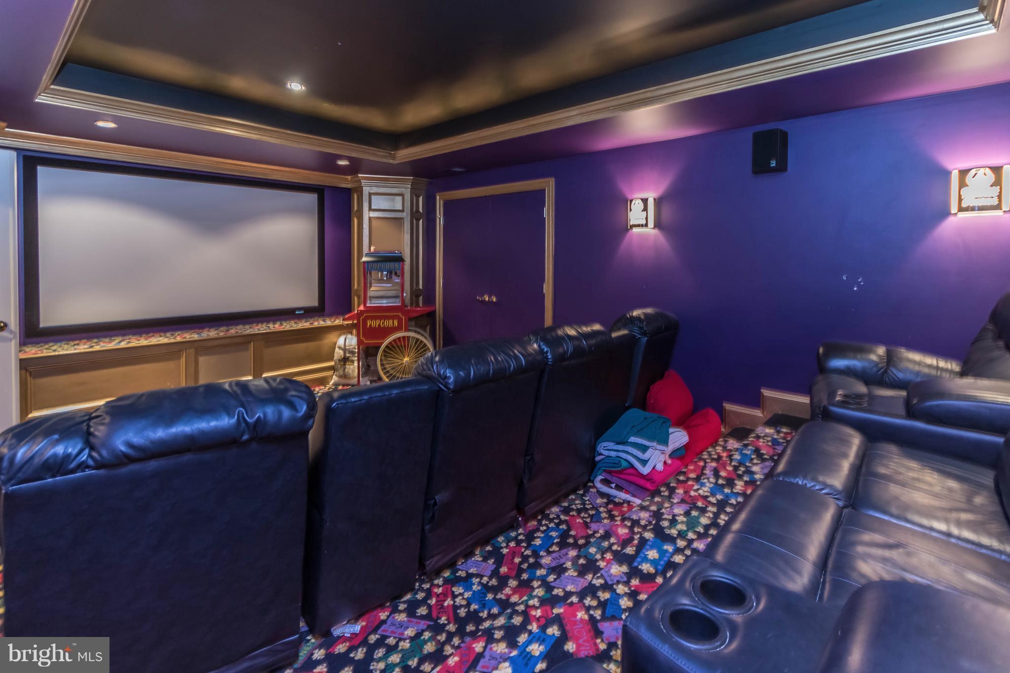 940 Hilltop Road Arnold, MD 21012 - Photo 26 of 30 ...the Home Theater stands out in its decor...