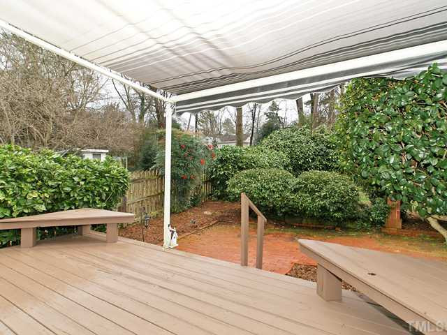 2815 Barmettler Street Raleigh, NC 27607 - Photo 16 of 20 COVERED DECK AND PATIO ARE GREAT FOR ENTERTAINING! Patio/Deck