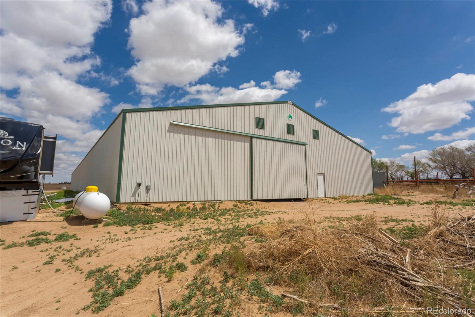 21550 Hanover Road Colorado Springs, CO 80928 - Photo 7 of 29 a view of a backyard