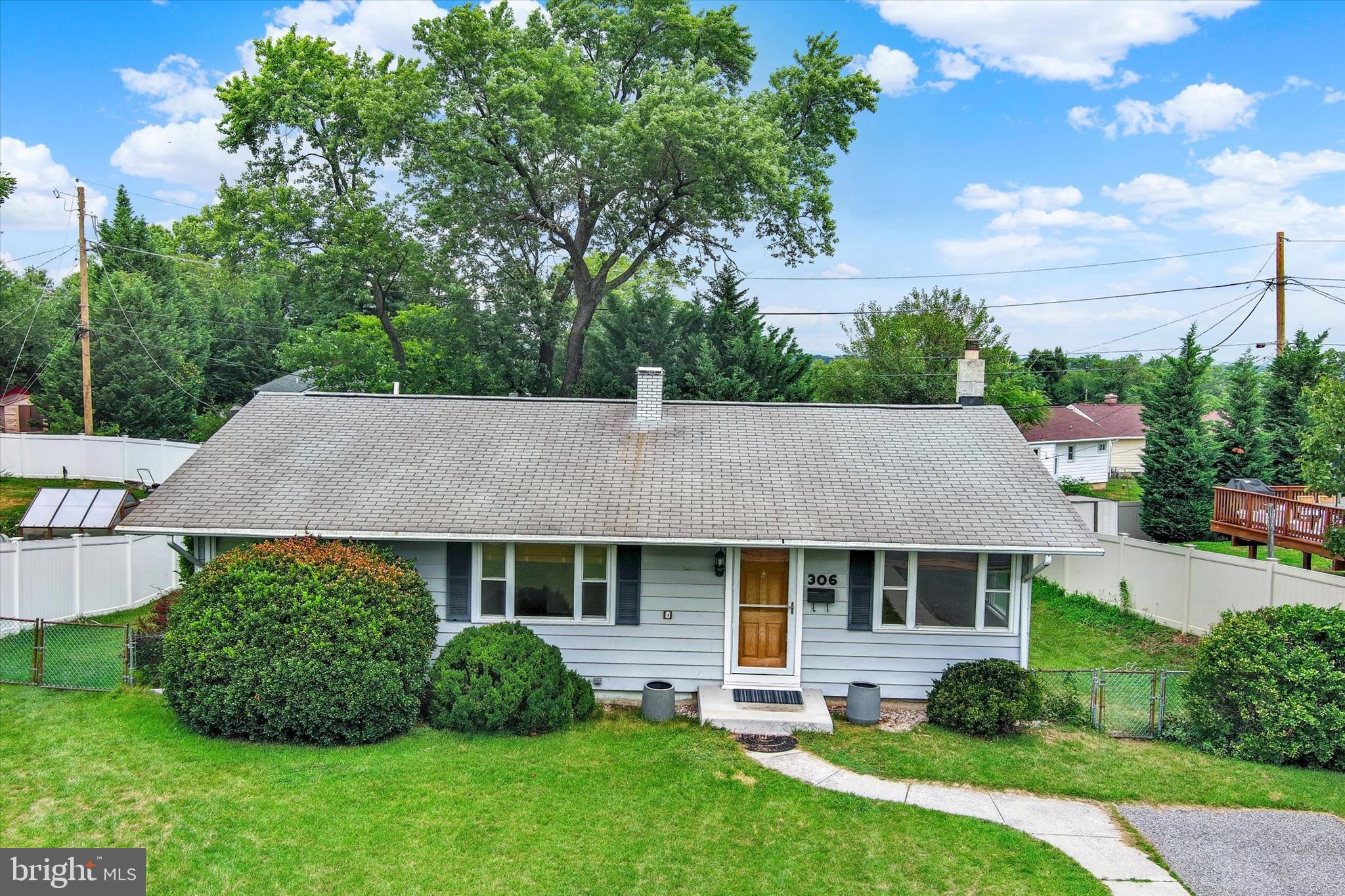 306 Regency Circle Linthicum Heights, MD 21090 - Photo 58 of 73 Aerial view of the front exterior.