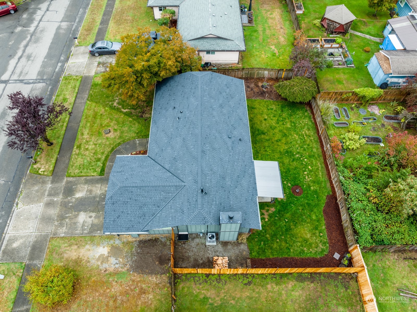 827 Natalie Place Enumclaw, WA 98022 - Photo 17 of 18 an aerial view of a house with a yard