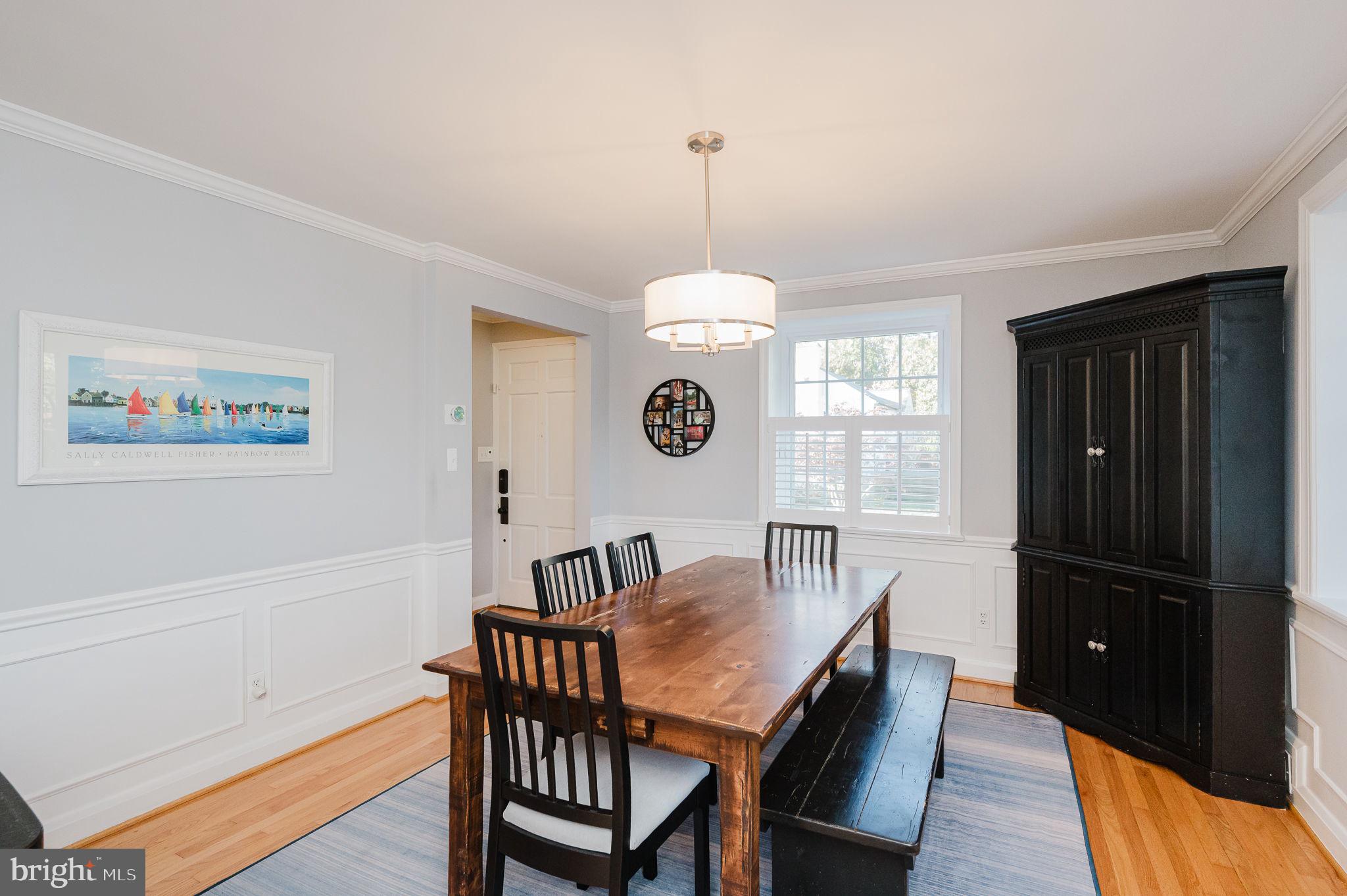 625 Yarmouth Road Towson, MD 21286 - Photo 18 of 69 a view of a dining room with furniture window and wooden floor