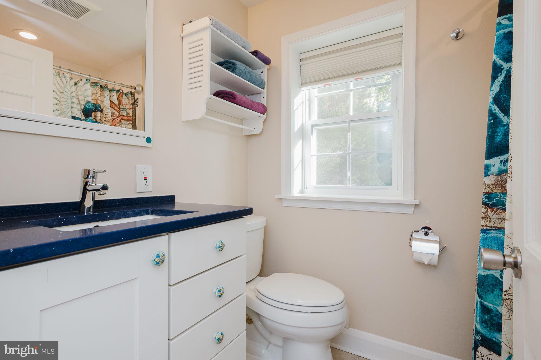 625 Yarmouth Road Towson, MD 21286 - Photo 34 of 69 a bathroom with a granite countertop sink and a window