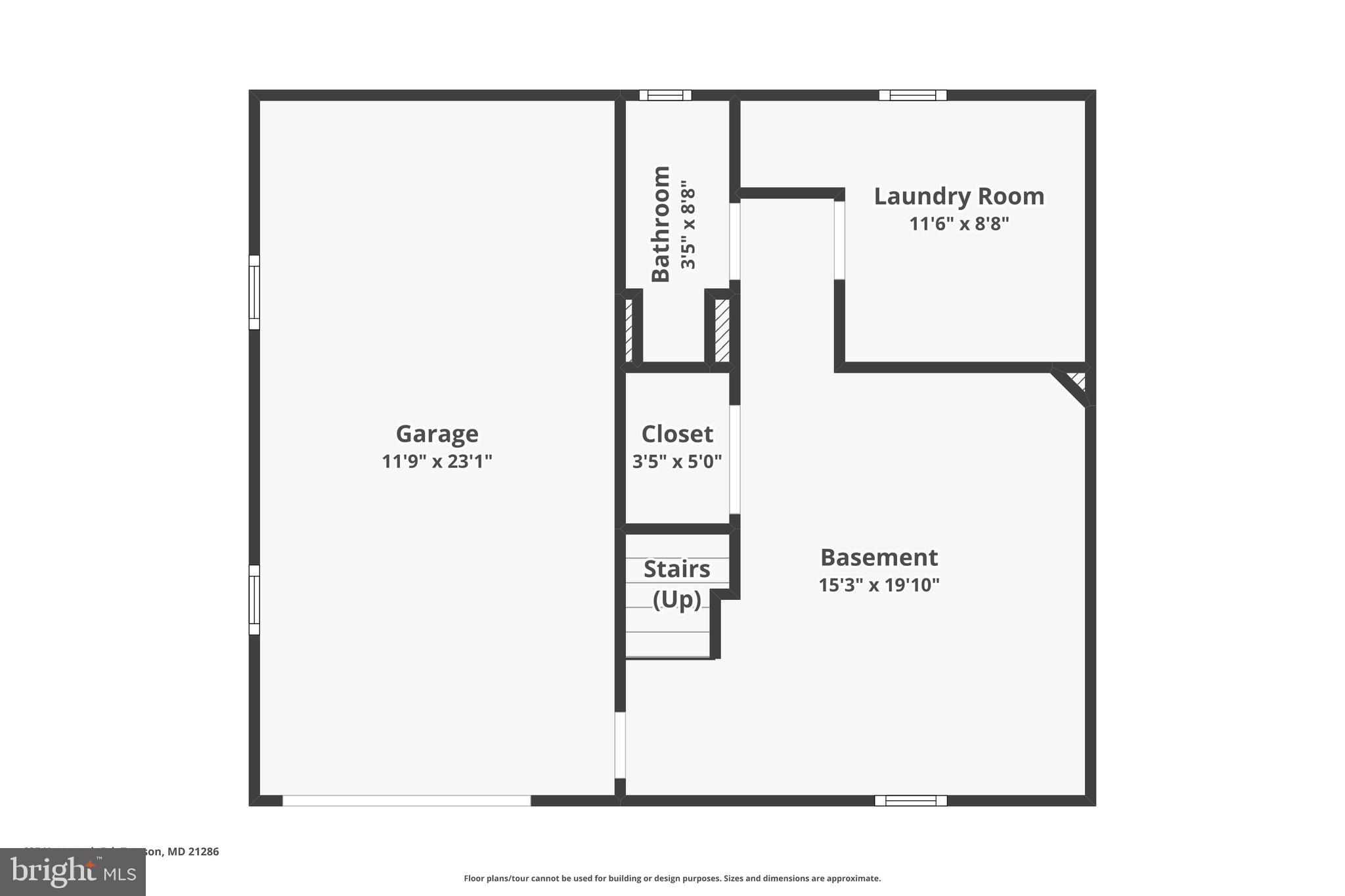 625 Yarmouth Road Towson, MD 21286 - Photo 68 of 69 Lower Level Floorplan