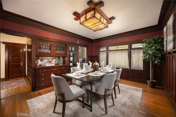 a kitchen with stainless steel appliances and cabinets