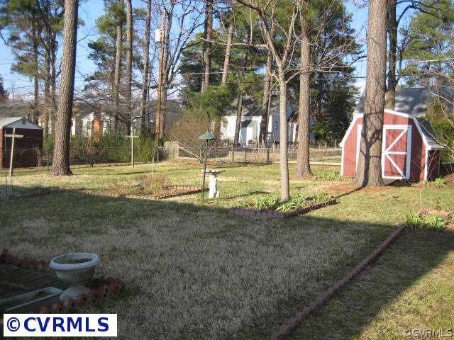 5006 Bethlehem Road Richmond, VA 23230 - Photo 3 of 10 Other - Fenced backyard with storage shed