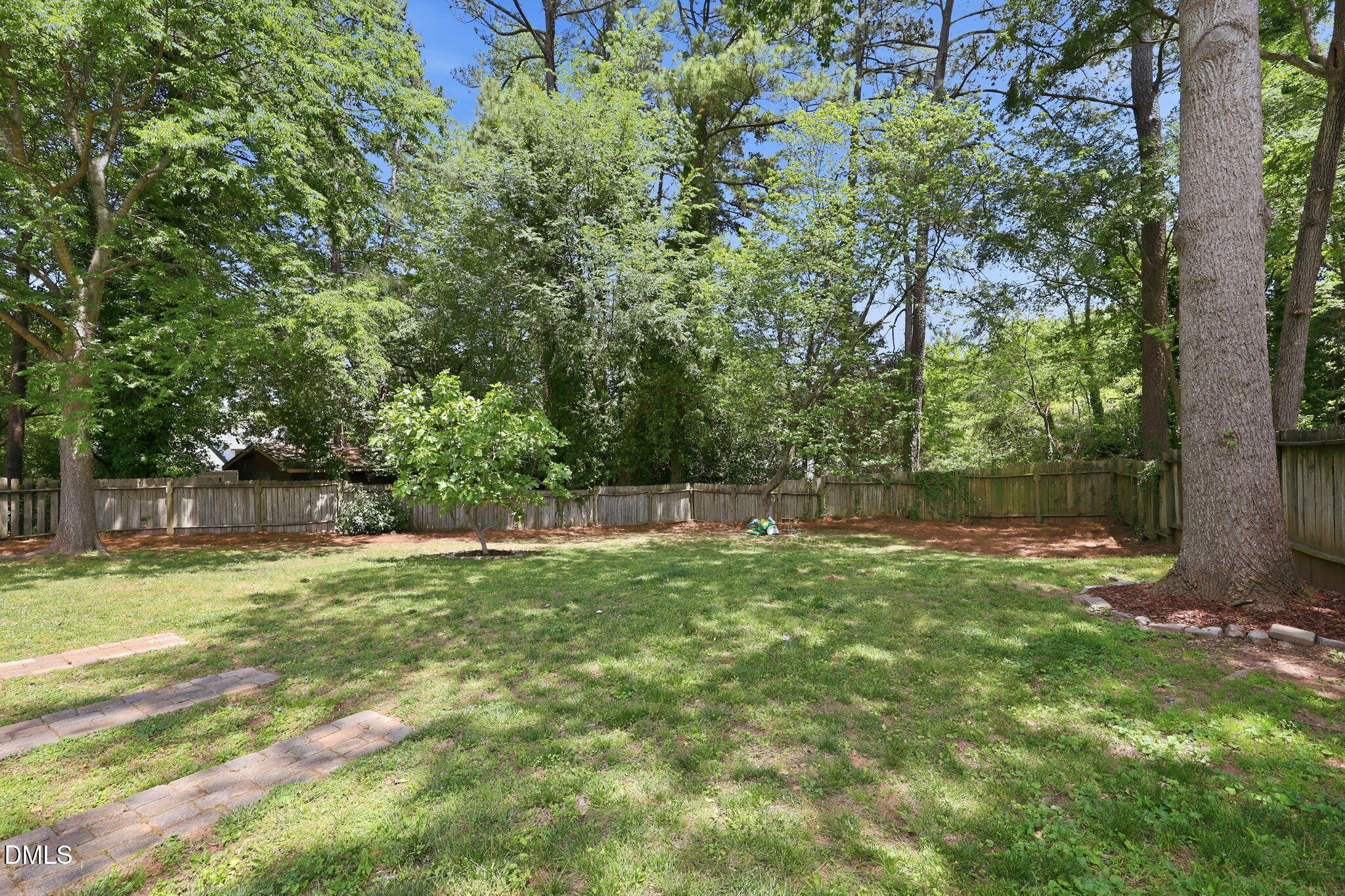5940 Wintergreen Drive Raleigh, NC 27609 - Photo 37 of 40 Fenced Backyard
