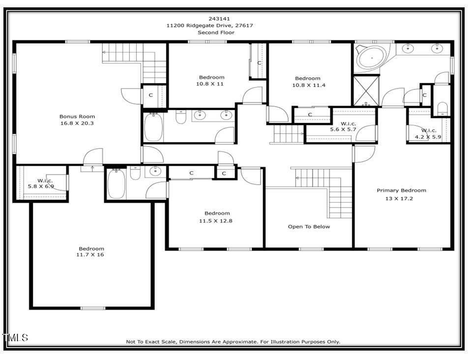 11200 Ridgegate Drive Raleigh, NC 27617 - Photo 67 of 69 2nd flr
