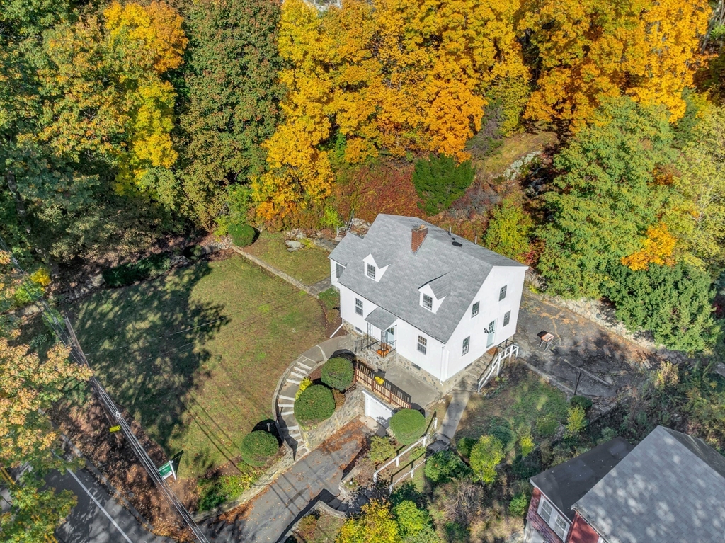 139 High Street Winchester, MA 01890 - Photo 24 of 24 an aerial view of a house with a yard