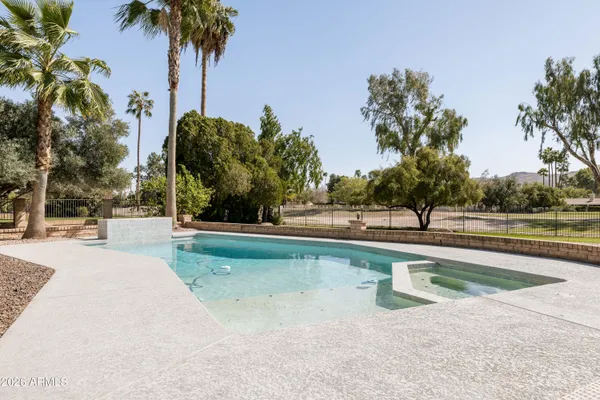 a view of a yard and entertaining space