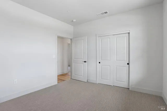 a view of a closet area