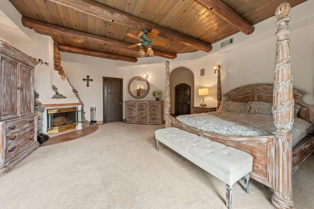 a big yard with lots of green space