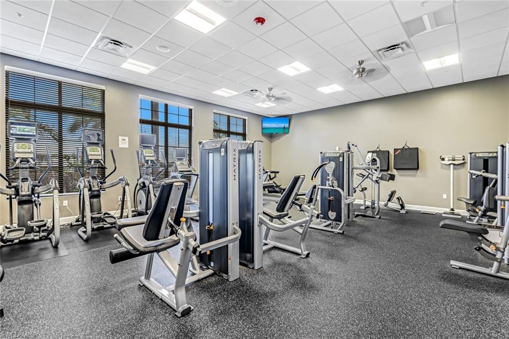 1603 Santiago Circle Naples, FL 34113 - Photo 38 of 46 a view of a room with gym equipment