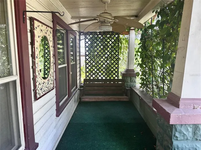 a view of outdoor space and deck