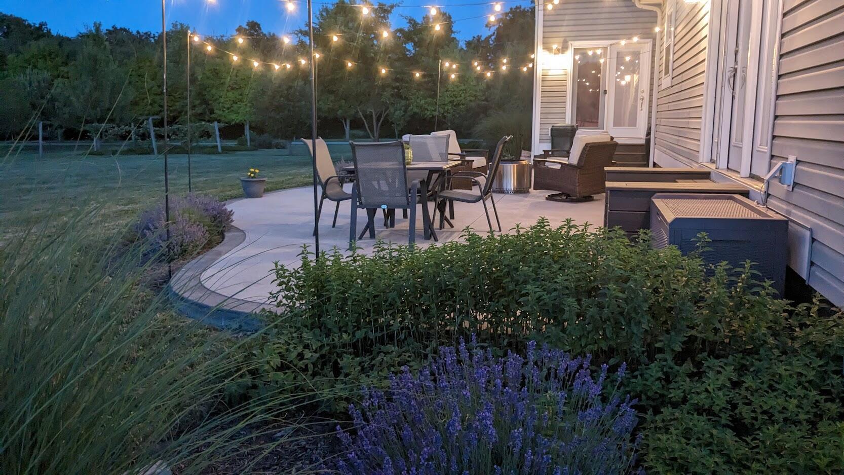 10304 Rosedale-Milford Center Road Irwin, OH 43029 - Photo 44 of 54 Back Patio--Evening Light