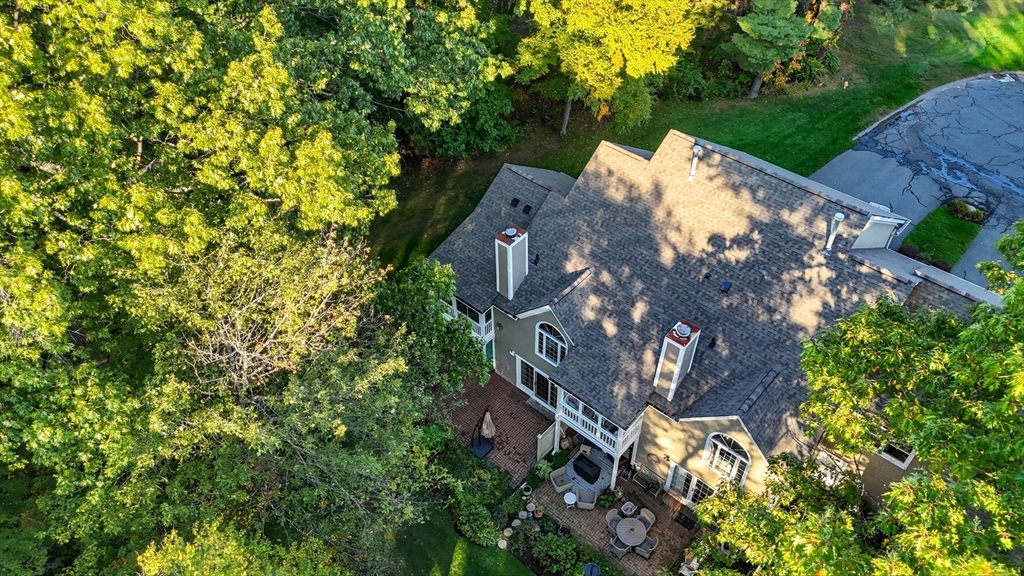 32 Windpath East, Unit 32 West Springfield, MA 01089 - Photo 37 of 40 an aerial view of house with yard and outdoor seating