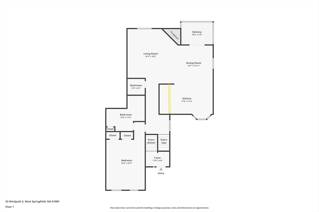 32 Windpath East, Unit 32 West Springfield, MA 01089 - Photo 40 of 40 a picture of a floor plan
