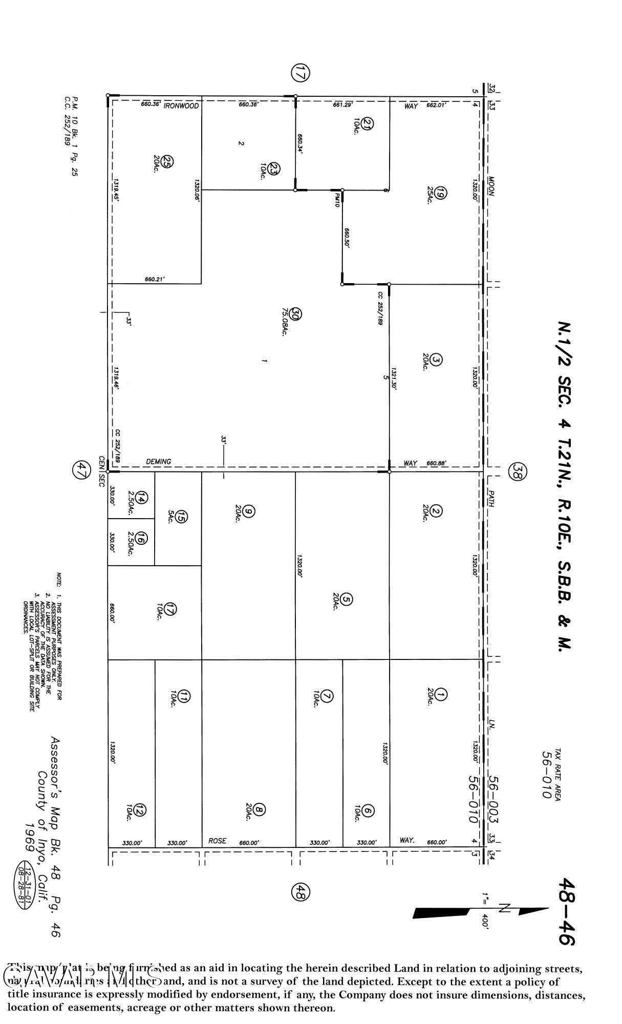 Deming Way South Tecopa, CA 92389 - Photo 2 of 5 Spring Valley Plat