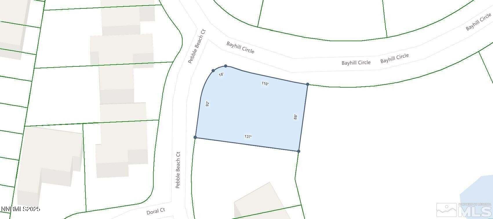 400 Pebble Beach Court Dayton, NV 89403 - Photo 4 of 5 Map Lot Dimensions