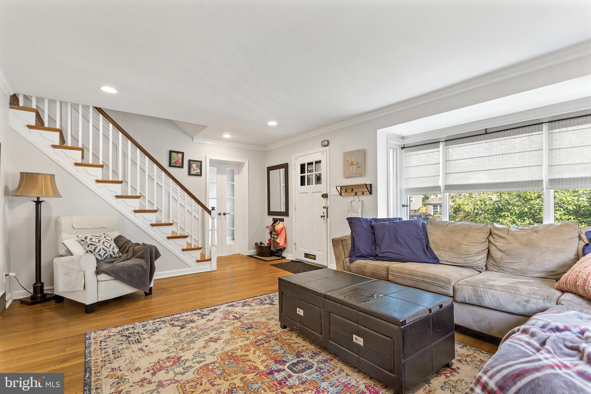 1806 Earlington Road Havertown, PA 19083 - Photo 3 of 27 a living room with furniture and wooden floor