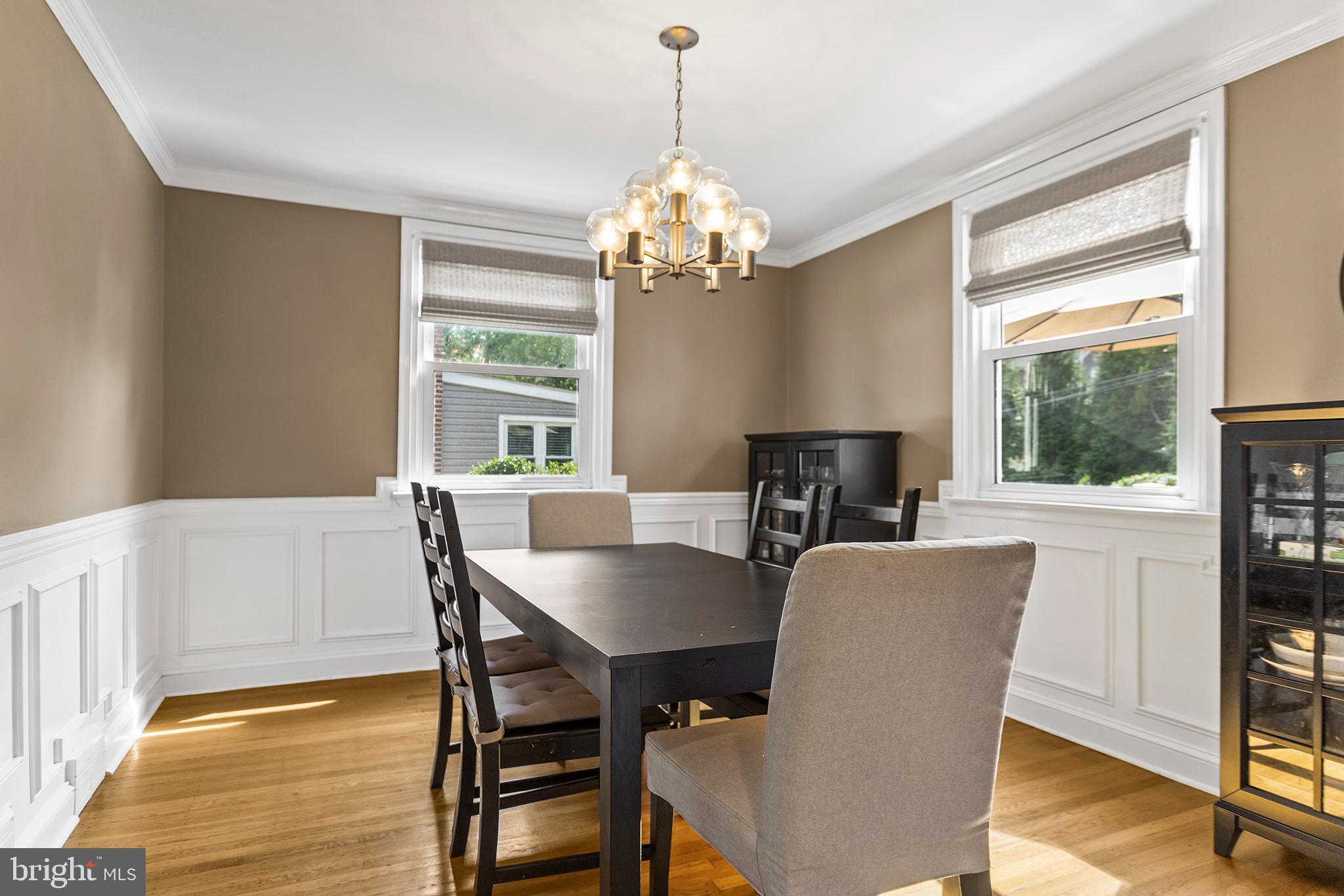 1806 Earlington Road Havertown, PA 19083 - Photo 5 of 27 a view of a dining room with furniture window and wooden floor