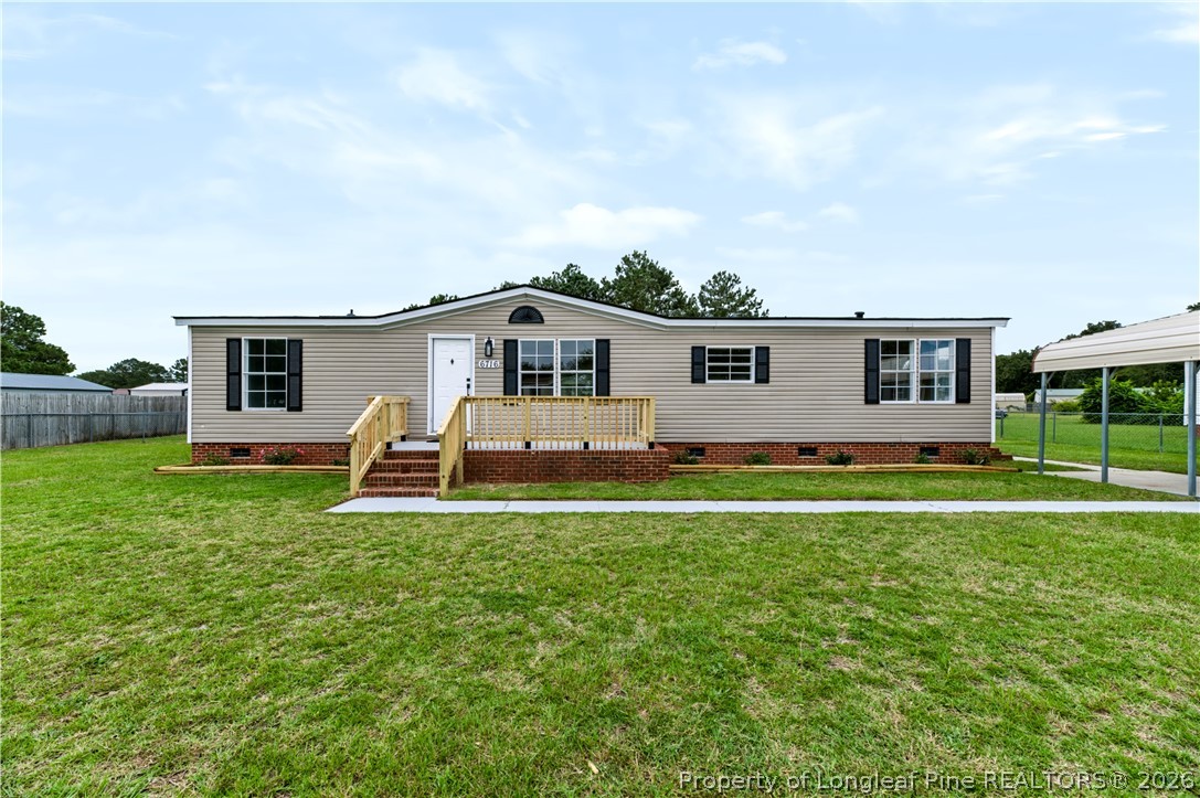 6716 Tennis Drive Stedman, NC 28391 - Photo 3 of 24 Front yard View