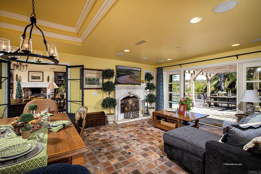 6103 Mimulus Rancho Santa Fe, CA 92067 - Photo 4 of 19 a living room with furniture large window and flat screen tv