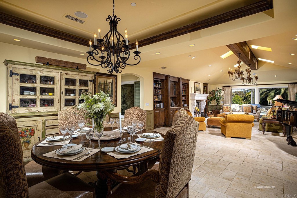 6103 Mimulus Rancho Santa Fe, CA 92067 - Photo 5 of 19 a view of a dining room with furniture window and outside view