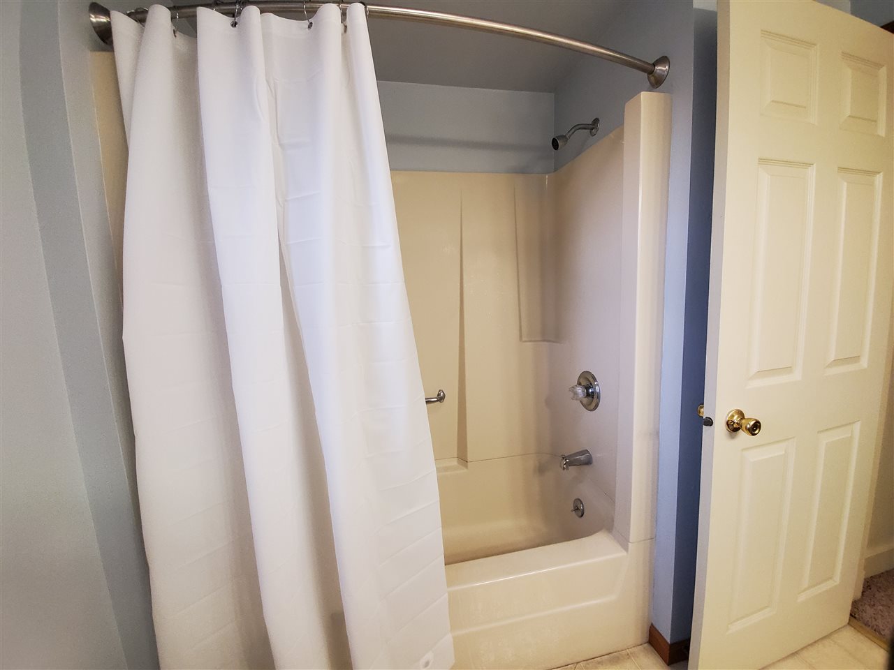 14375 West Springdale Road Forreston, IL 61030 - Photo 5 of 39 a bathroom with a shower and a bath tub