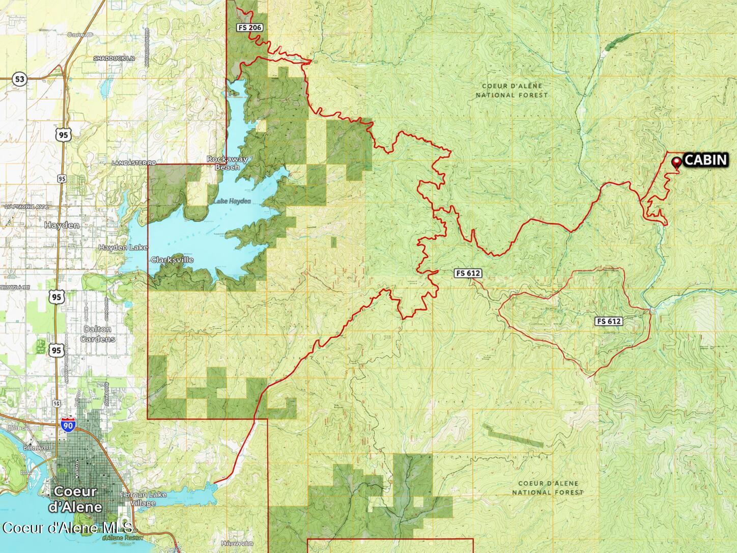 610 Rd Hayden Id 83835 Road Hayden, ID 83835 - Photo 17 of 35 Locator Map
