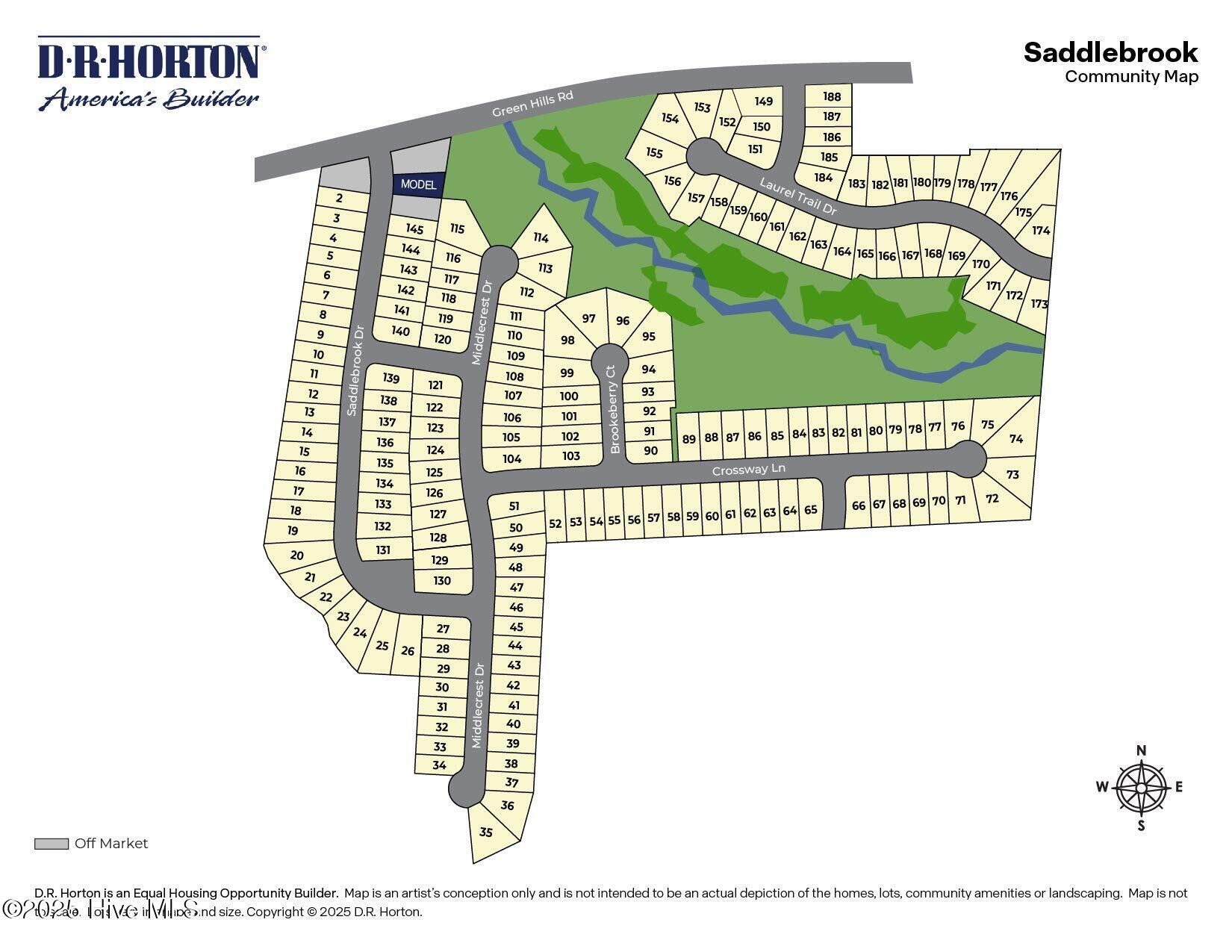 1018 Middlecrest Drive Rocky Mount, NC 27804 - Photo 37 of 38 Saddlebrook-Site Map_OVERALL