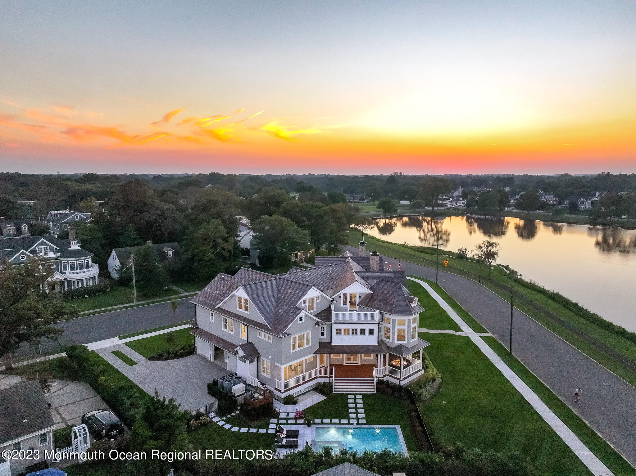 65 South Boulevard Spring Lake, NJ 07762 - Photo 69 of 80 a view of a city with ocean view