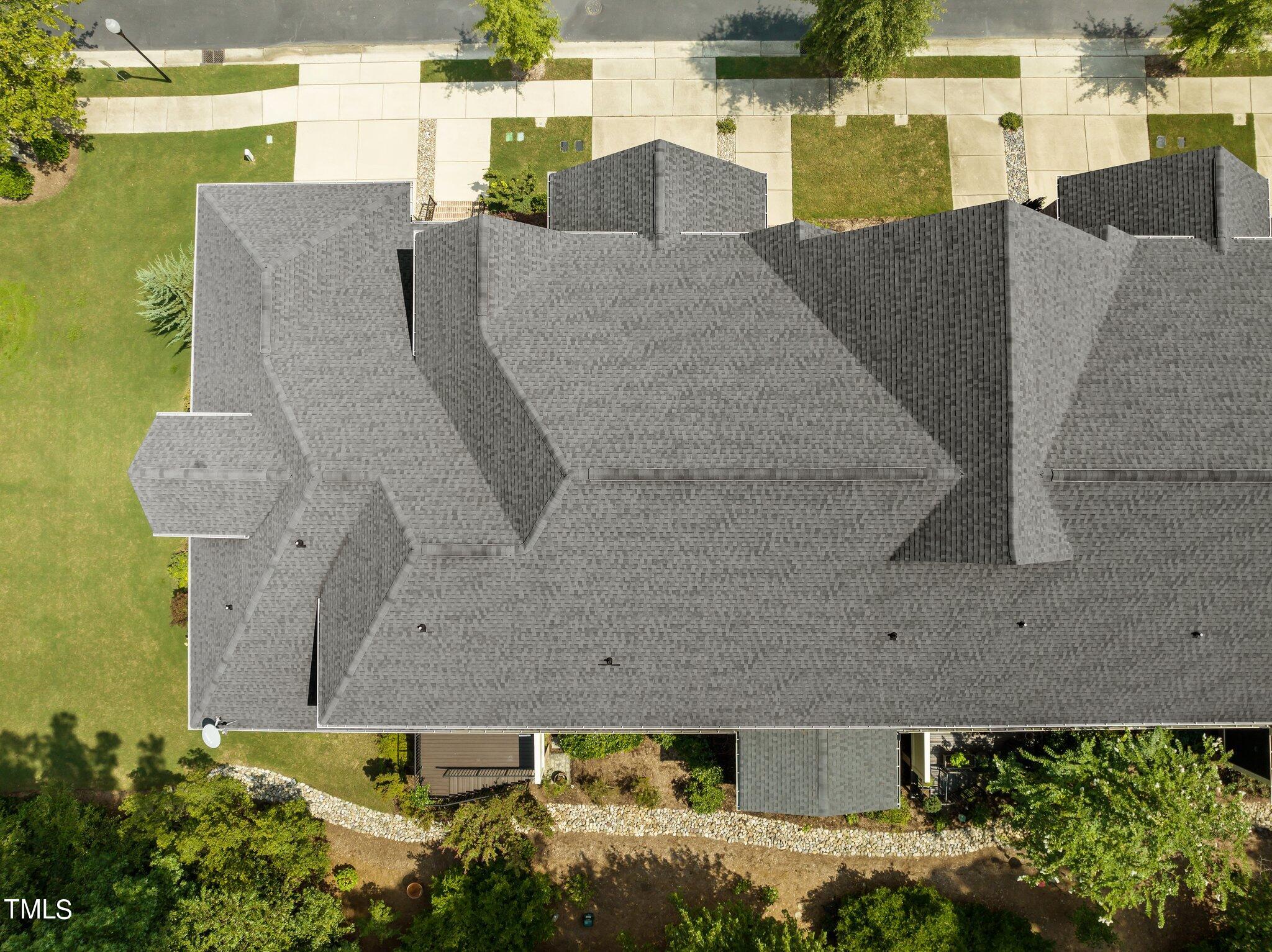 504 Valleyshire Road Durham, NC 27707 - Photo 36 of 38 an aerial view of a house with outdoor space