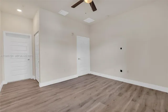 wooden floor in an empty room