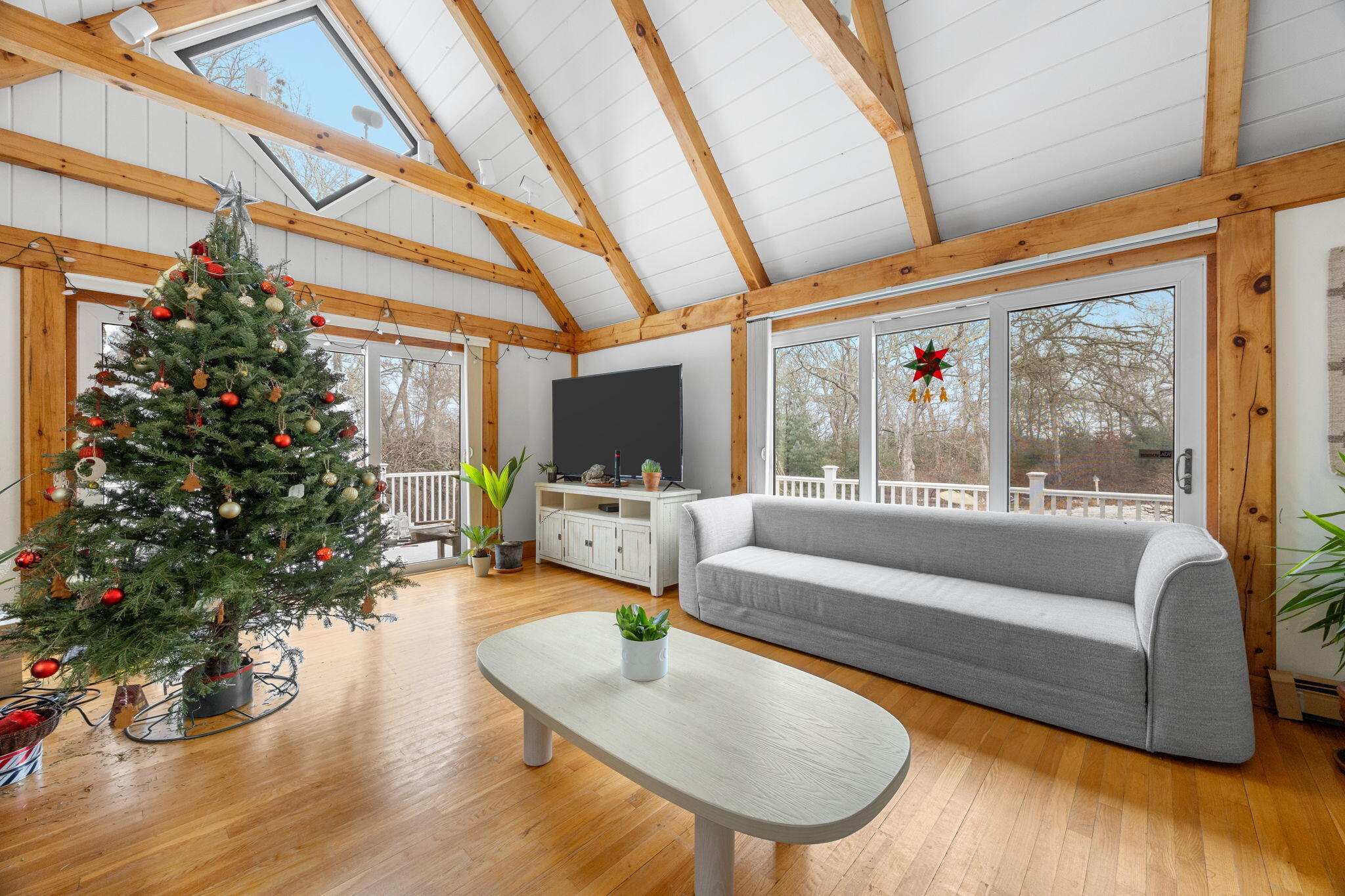 248 Great Neck Road Wareham, MA 02571 - Photo 20 of 54 a living room with furniture and a large window