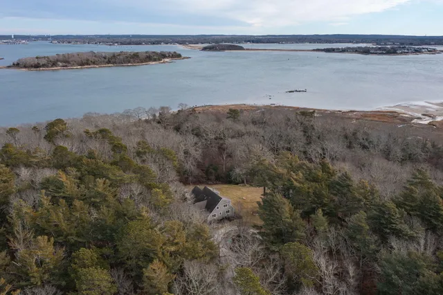 a view of lake and mountain